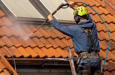 Démoussage et hydrofuge de toiture à Presles